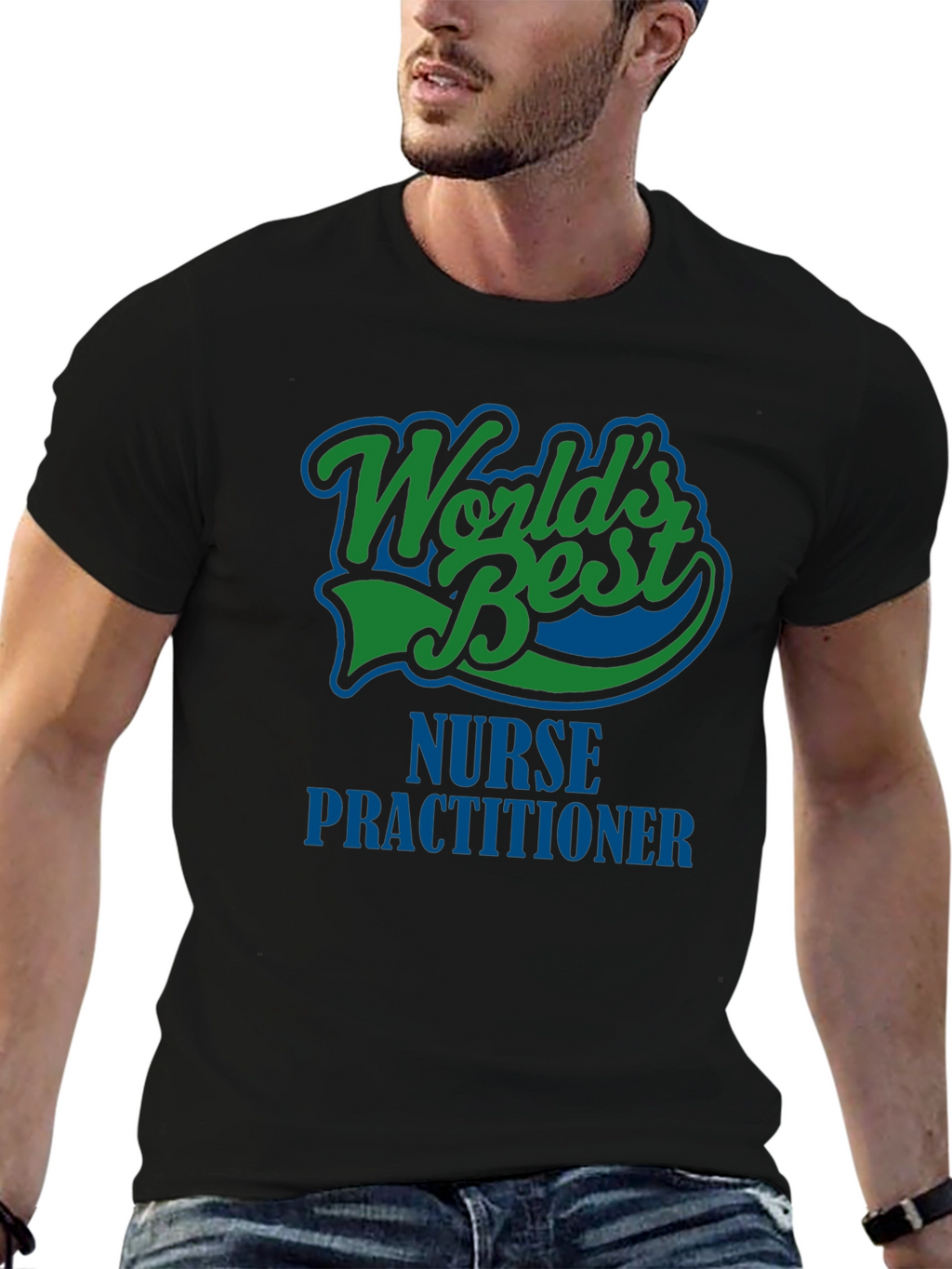 Worlds Best Nurse Practitioner Graphic T-Shirt
