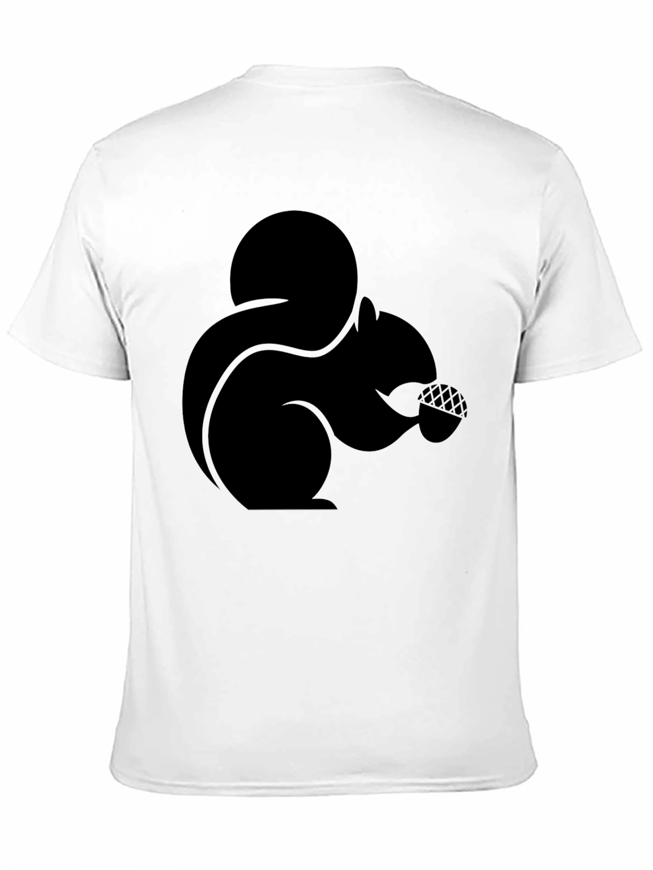 Squirrel Graphic T-Shirt - Black