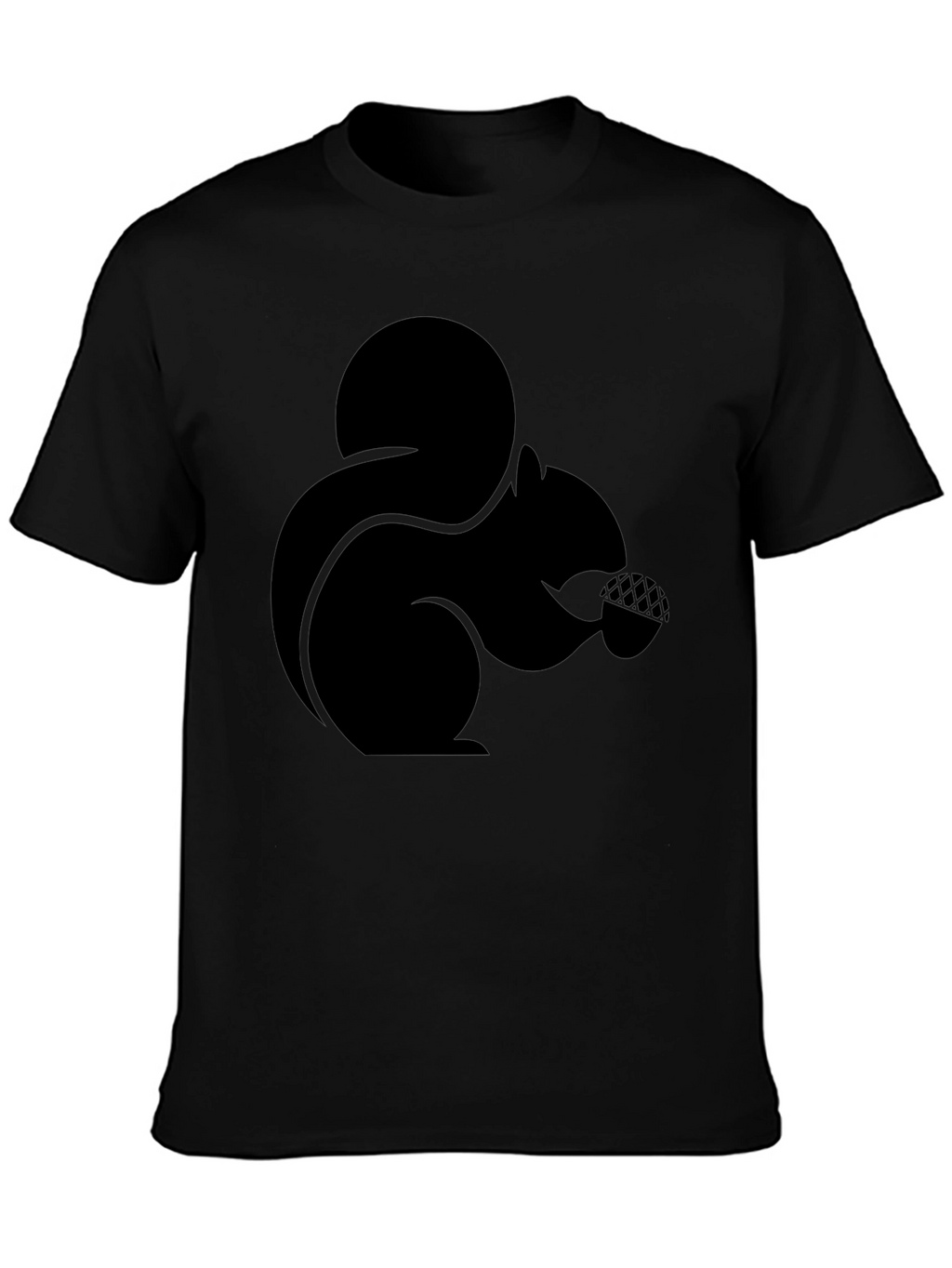 Squirrel Graphic T-Shirt - Black