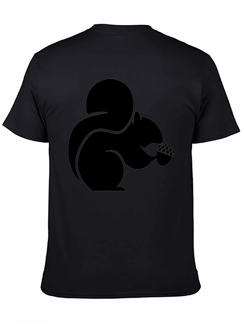 Squirrel Graphic T-Shirt - Black