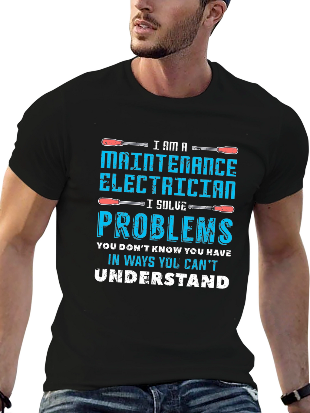 Maintenance Electrician Humor T-Shirt