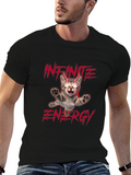Infinite Energy Cat T-Shirt - Mens Black Tee