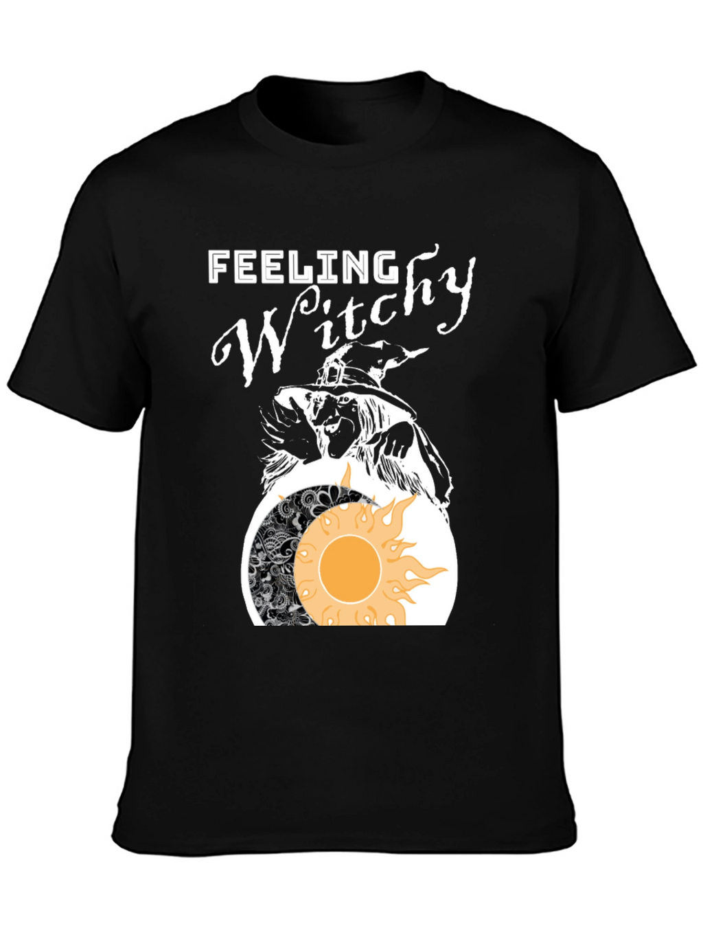 Feeling Witchy Graphic Tee - Halloween Vibes