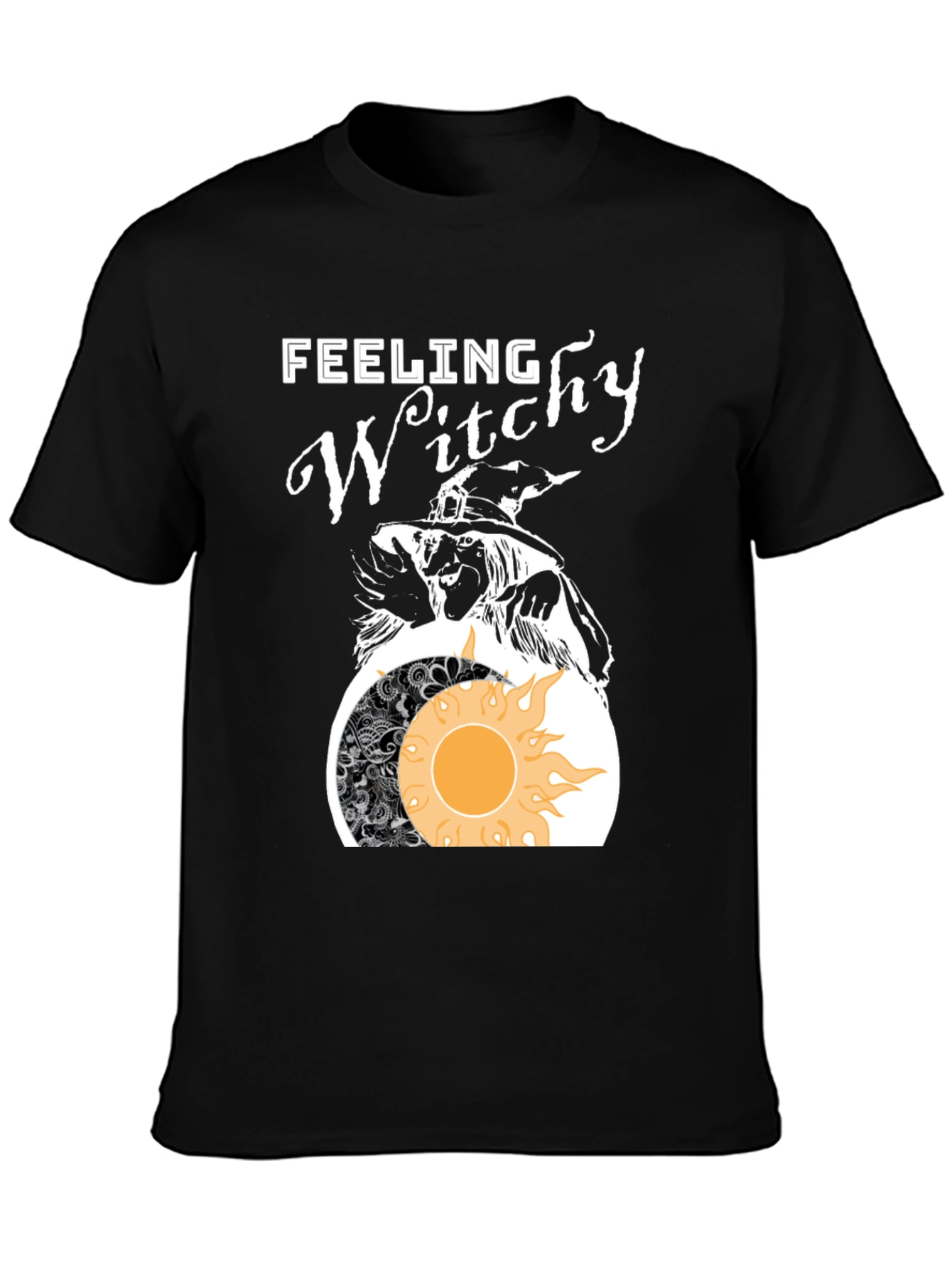 Feeling Witchy Graphic Tee - Halloween Vibes