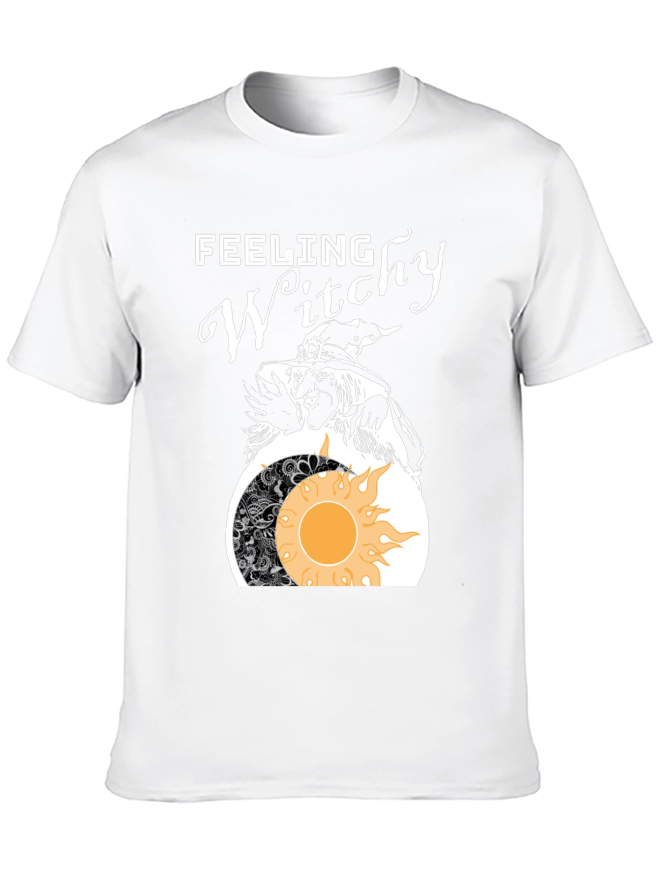 Feeling Witchy Graphic Tee - Halloween Vibes