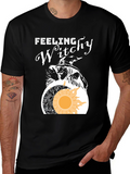 Feeling Witchy Graphic Tee - Halloween Vibes