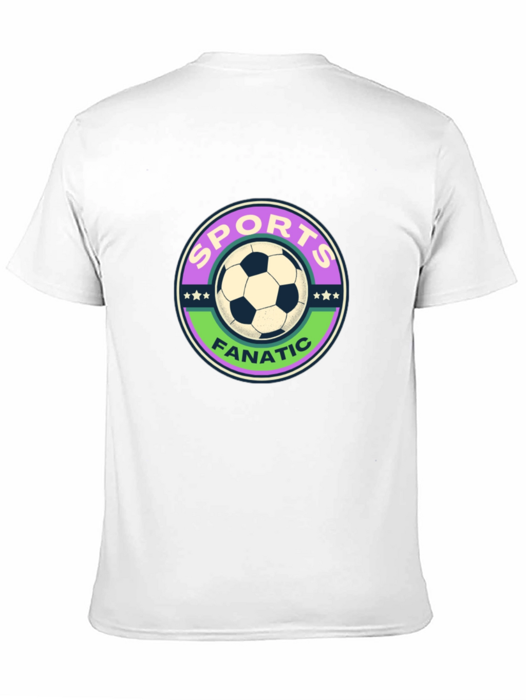 Sports Fanatic Soccer Graphic Tee - Black