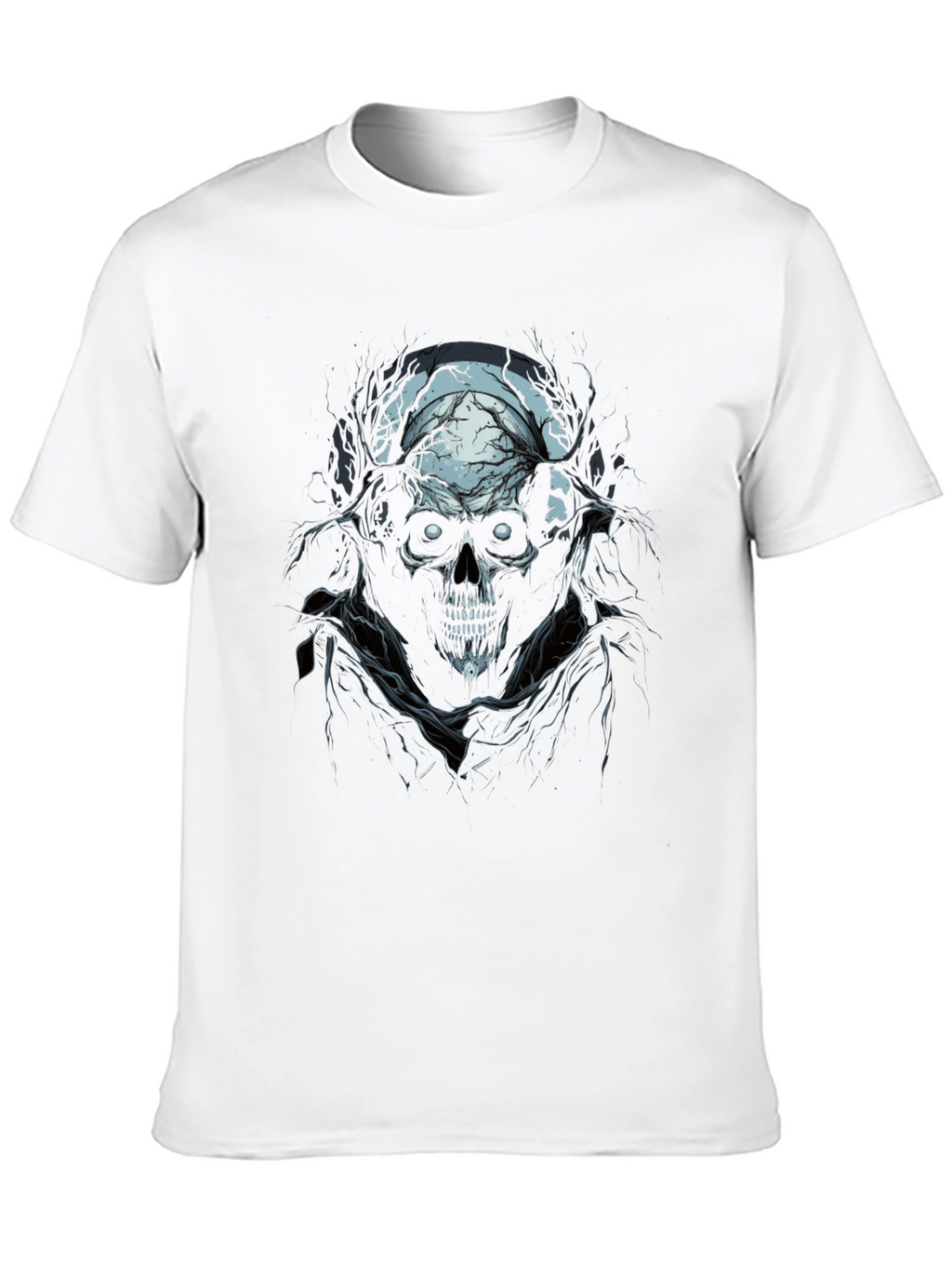 Skull Graphic Tee - Dark & Edgy Design