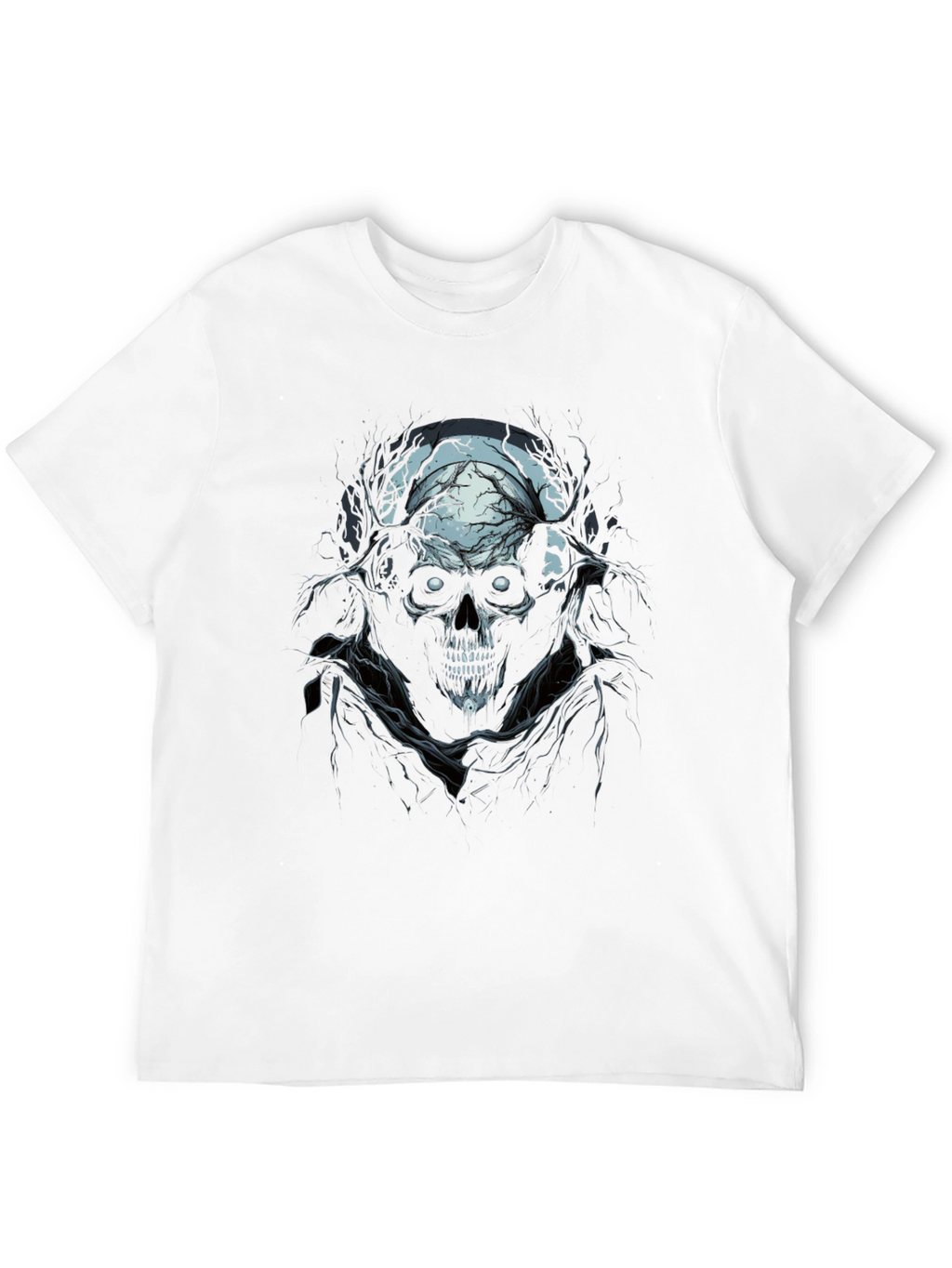 Skull Graphic Tee - Dark & Edgy Design