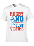 Rugby No Opponents Just Victims Graphic T-Shirt