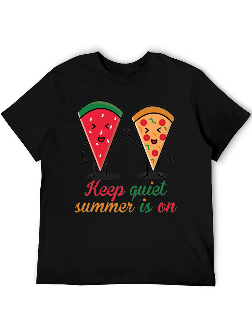 Summer Fun T-Shirt: Watermelon & Pizza Pals