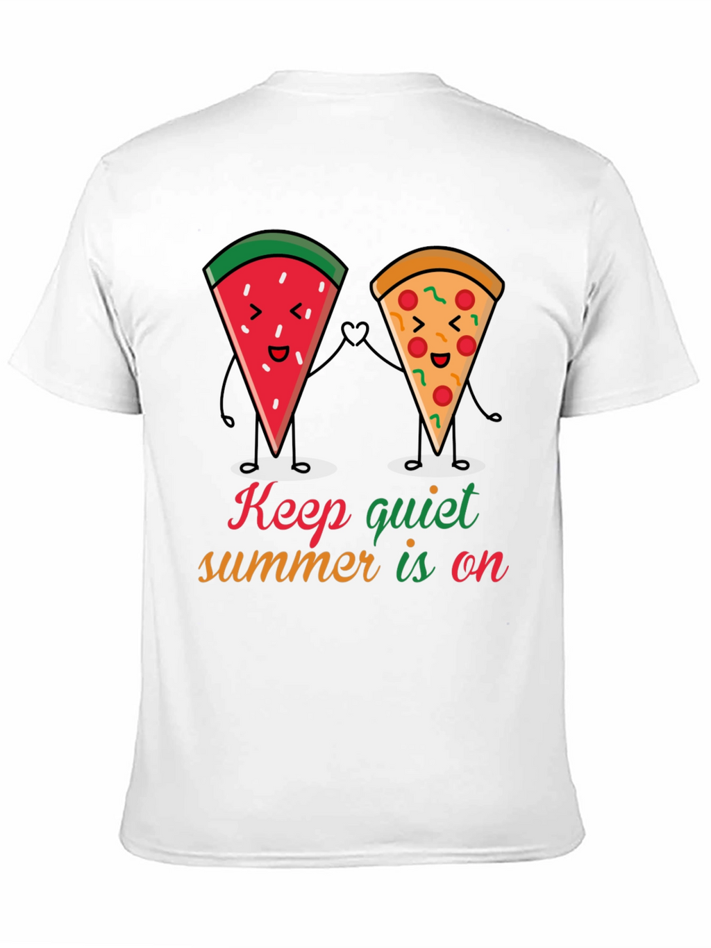 Summer Fun T-Shirt: Watermelon & Pizza Pals