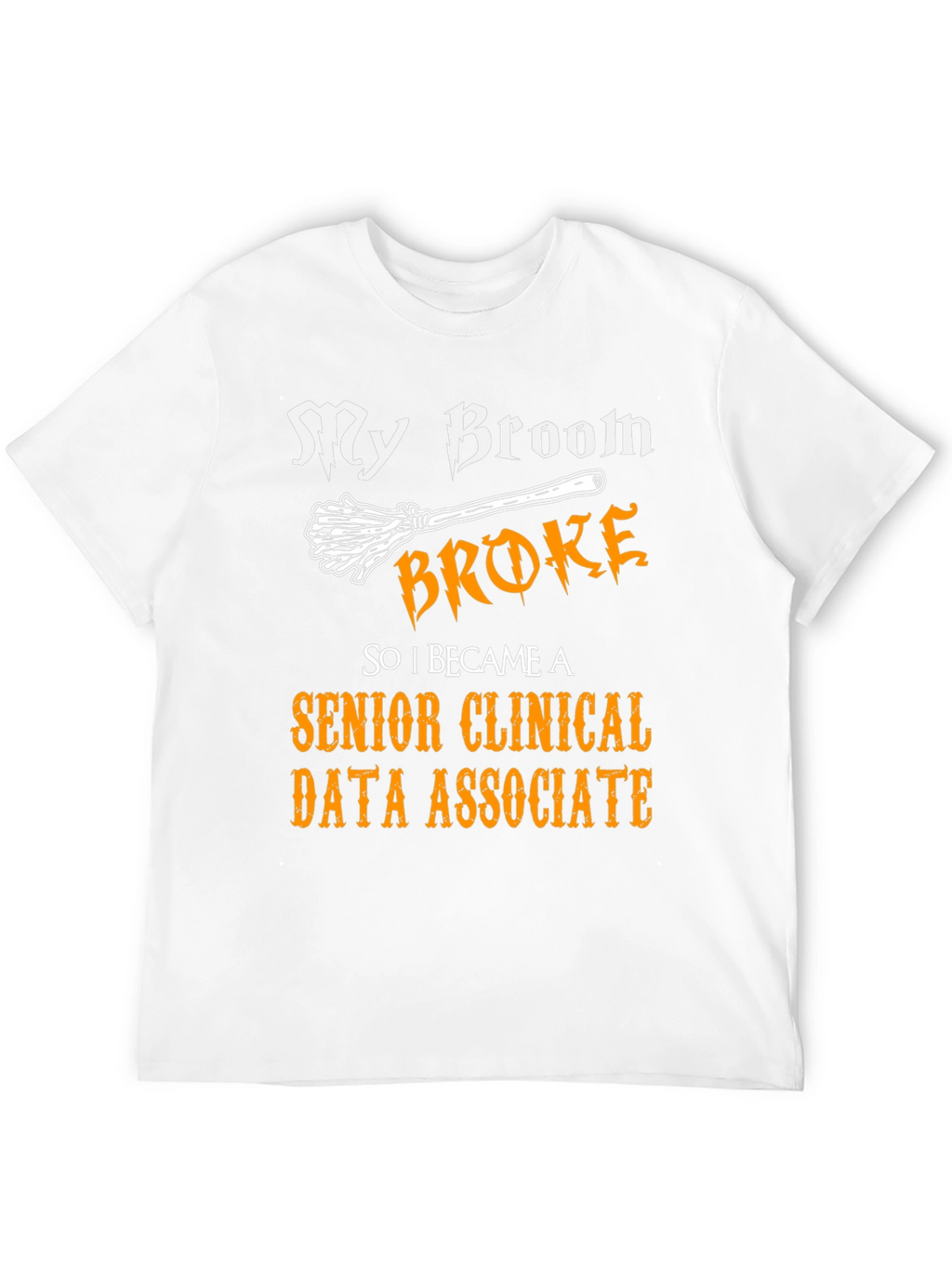 Funny Senior Clinical Data Associate Halloween T-Shirt