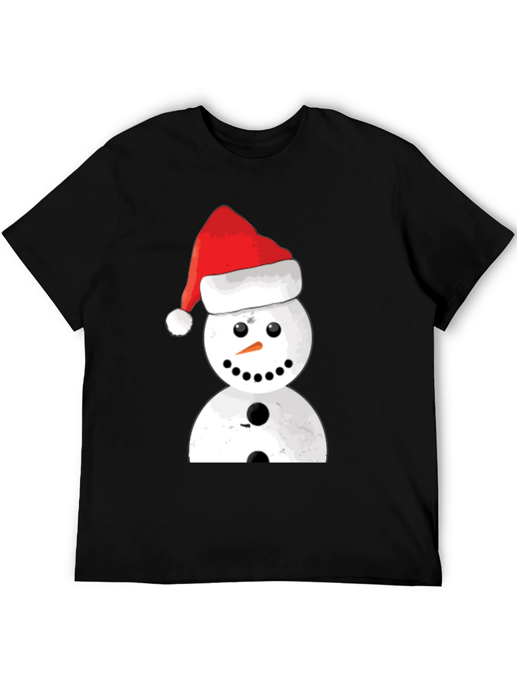 Festive Snowman Graphic Tee - Holiday Cheer