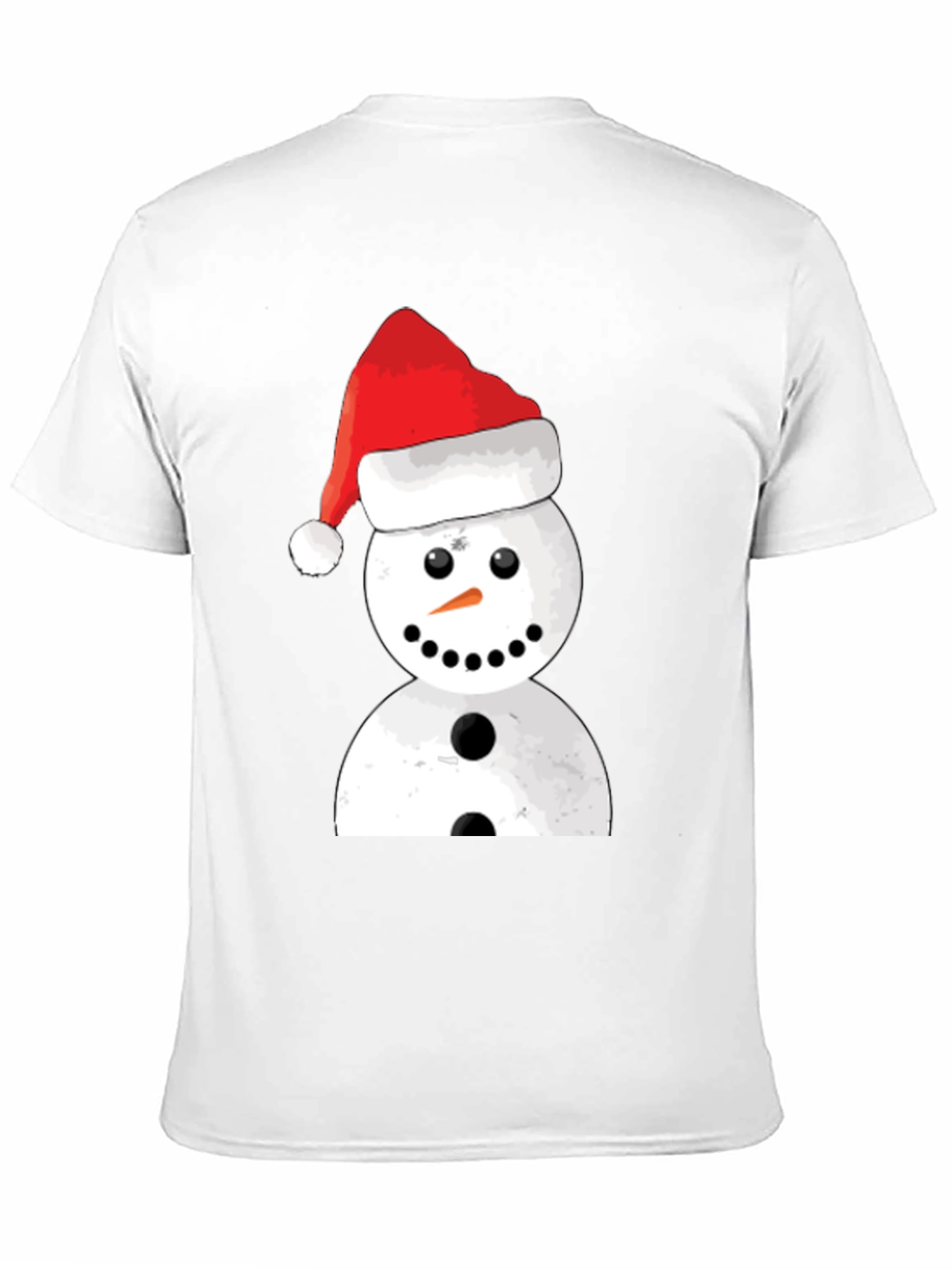 Festive Snowman Graphic Tee - Holiday Cheer