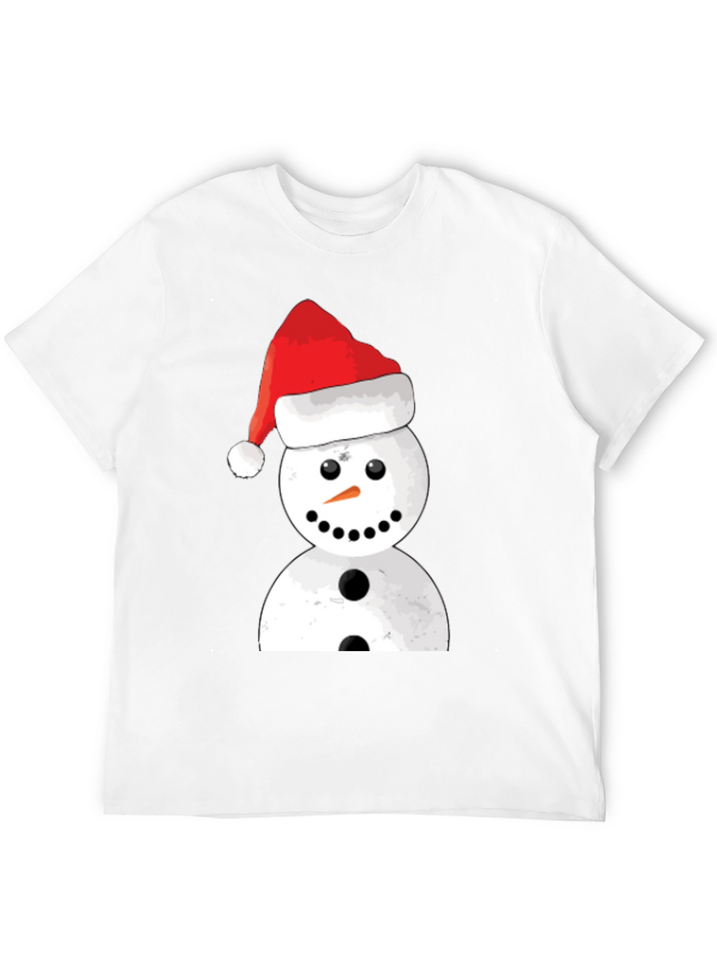 Festive Snowman Graphic Tee - Holiday Cheer