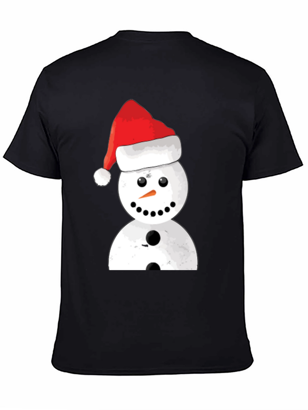 Festive Snowman Graphic Tee - Holiday Cheer