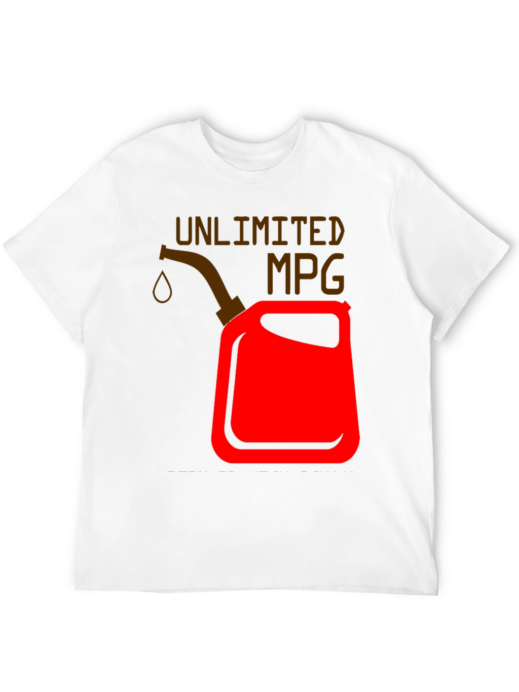 Unlimited MPG Graphic T-Shirt - Black Cotton Tee