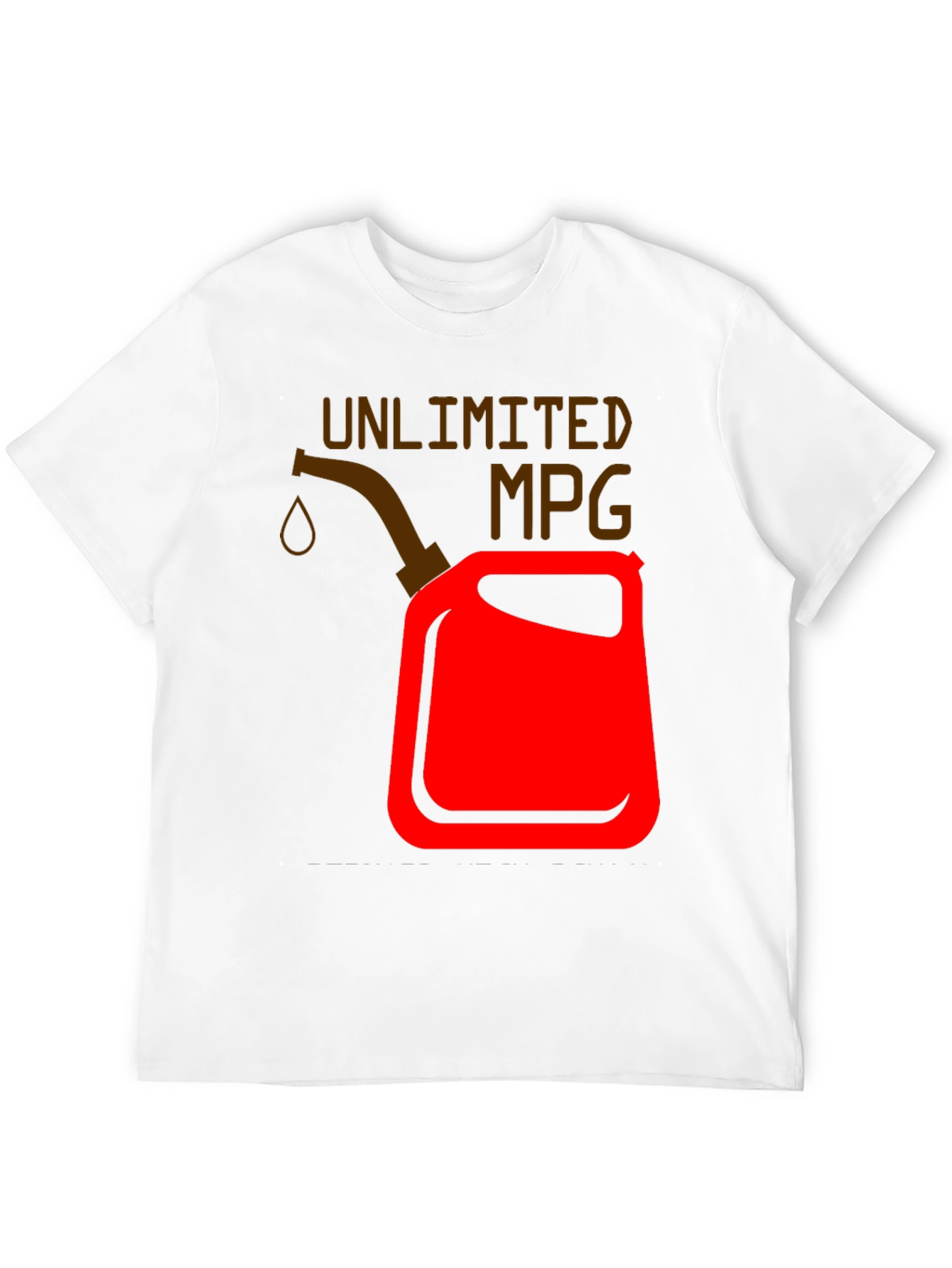 Unlimited MPG Graphic T-Shirt - Black Cotton Tee