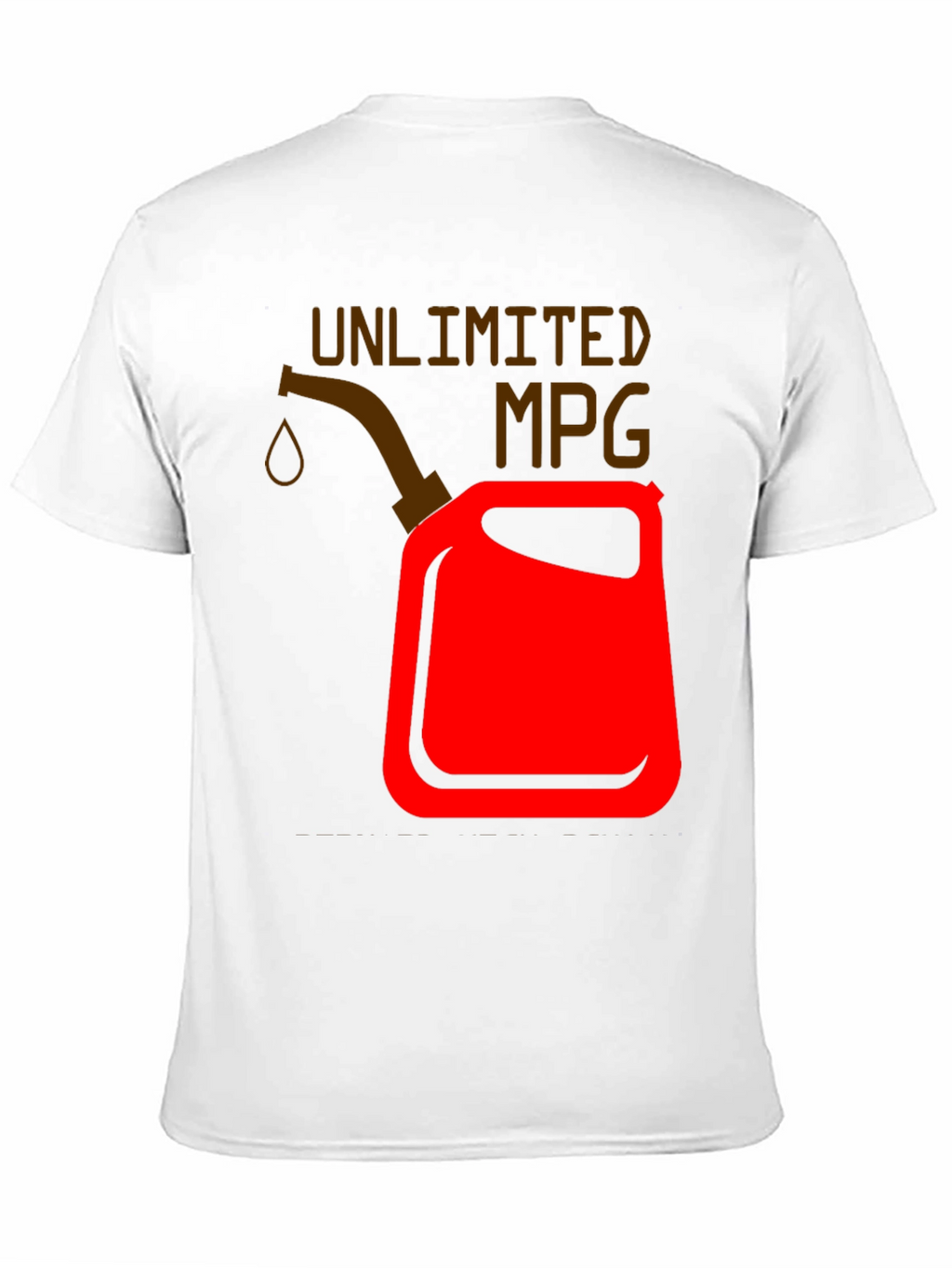 Unlimited MPG Graphic T-Shirt - Black Cotton Tee