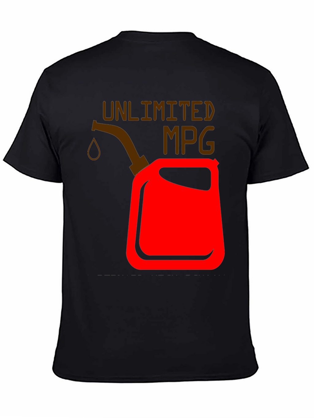 Unlimited MPG Graphic T-Shirt - Black Cotton Tee