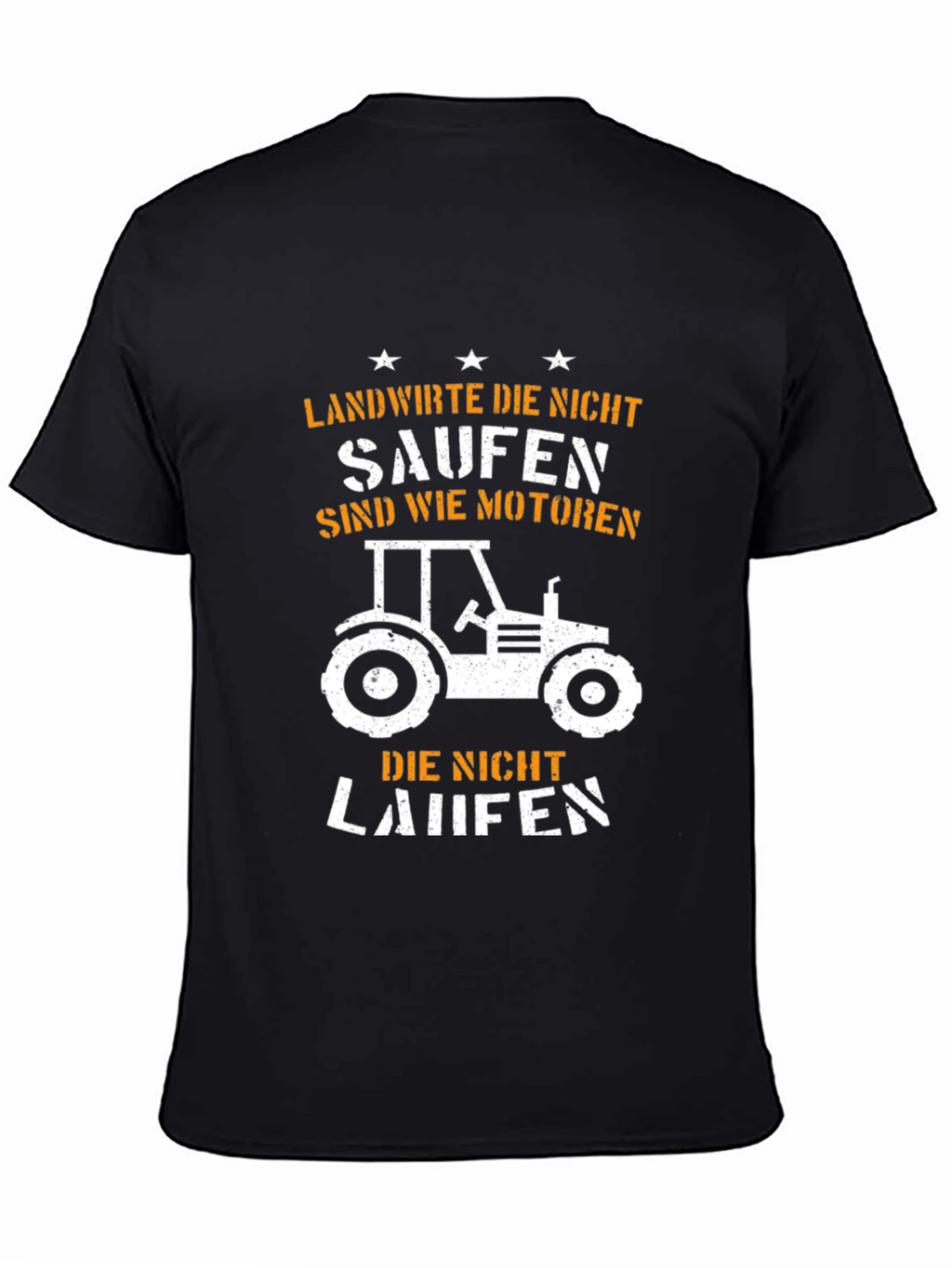 Funny Farmer Tractor T-Shirt: Landwirte Die Nicht Saufen