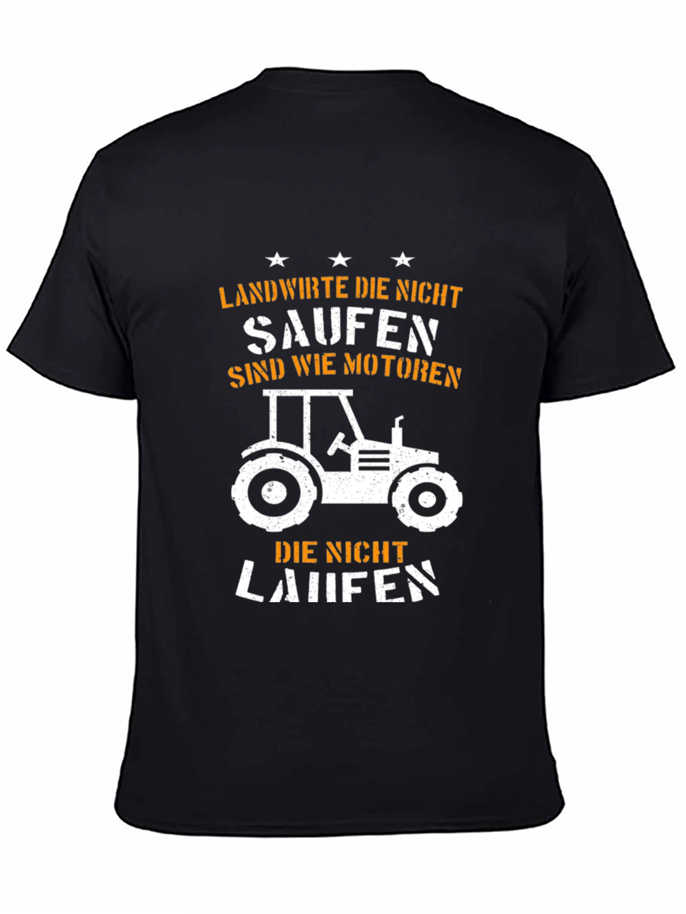 Funny Farmer Tractor T-Shirt: Landwirte Die Nicht Saufen