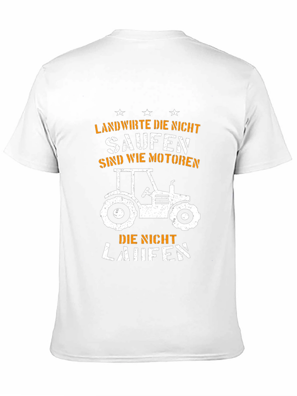Funny Farmer Tractor T-Shirt: Landwirte Die Nicht Saufen