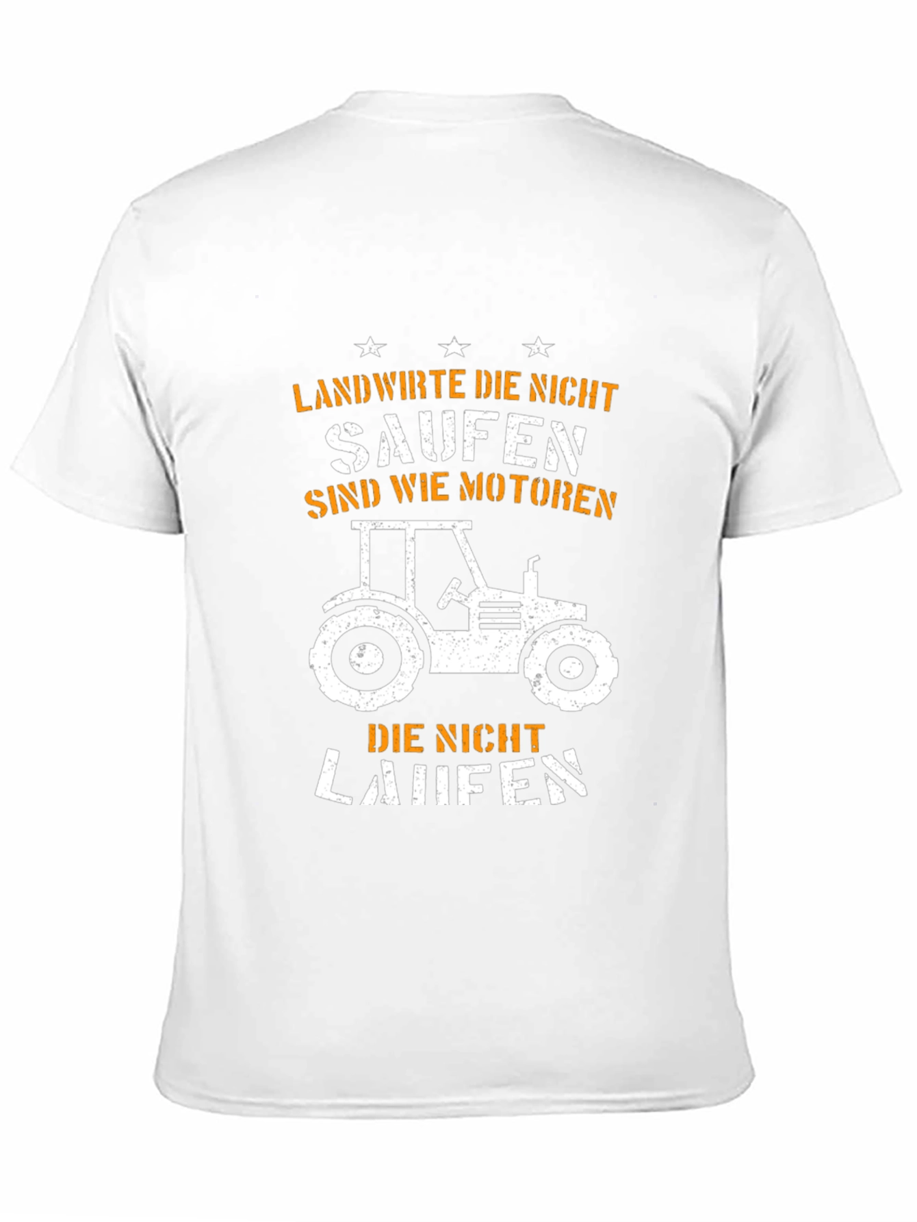 Funny Farmer Tractor T-Shirt: Landwirte Die Nicht Saufen