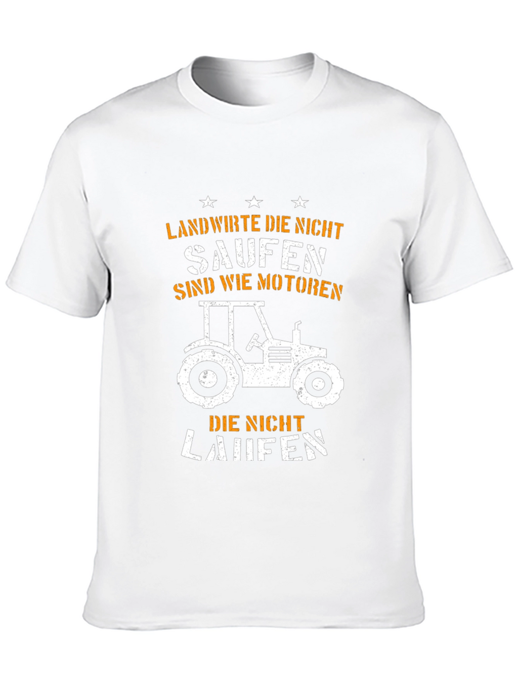 Funny Farmer Tractor T-Shirt: Landwirte Die Nicht Saufen