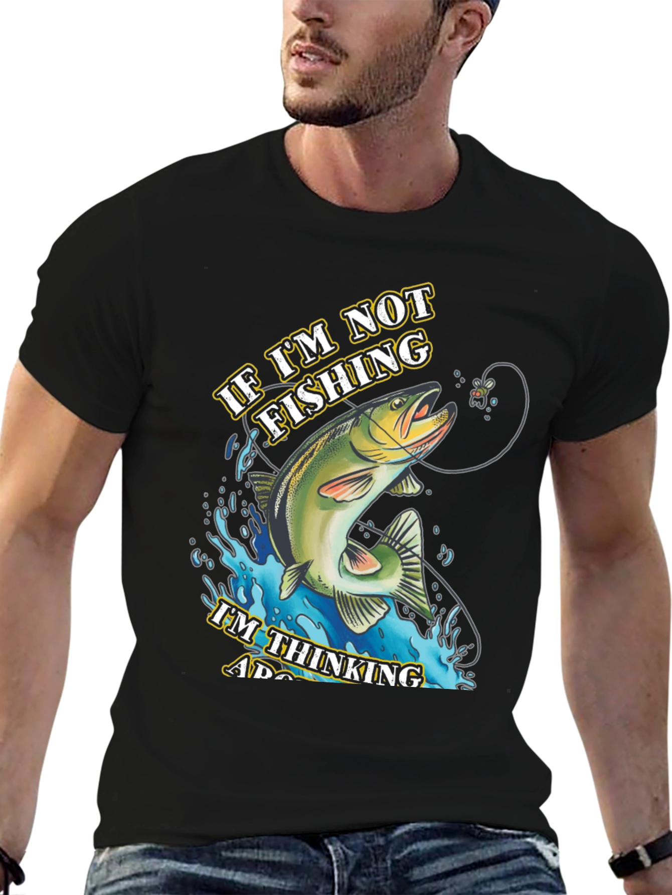 Fishing T-Shirt - If Im Not Fishing Graphic Tee