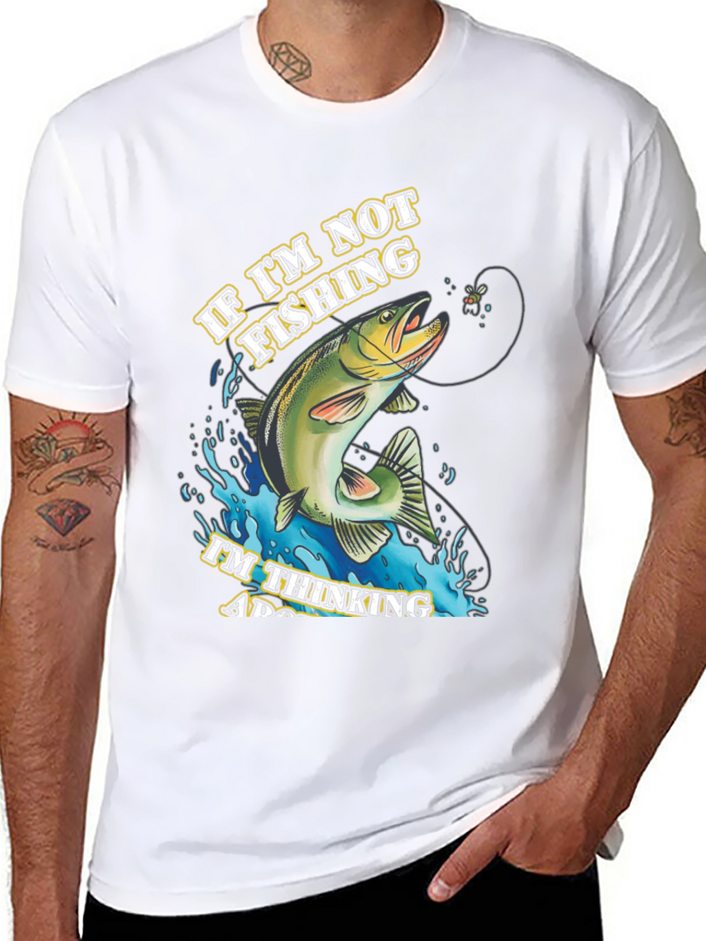 Fishing T-Shirt - If Im Not Fishing Graphic Tee