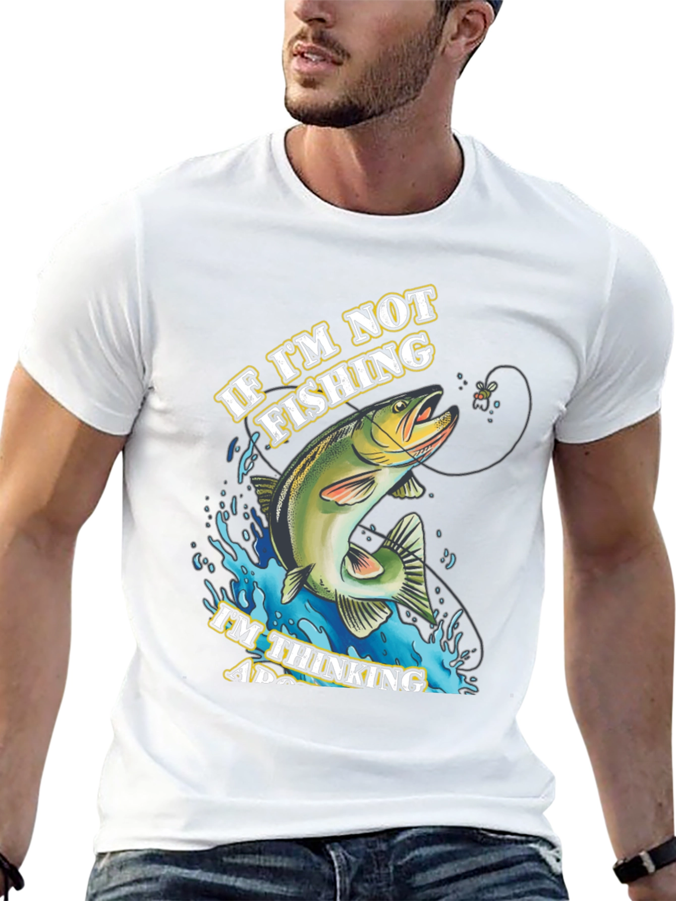 Fishing T-Shirt - If Im Not Fishing Graphic Tee