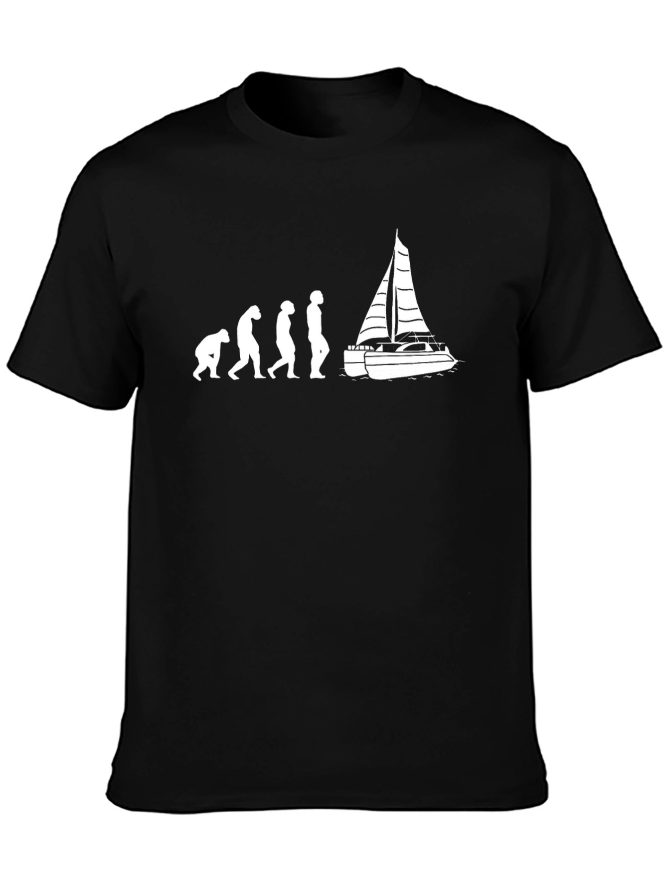 Sailing Evolution Black T-Shirt
