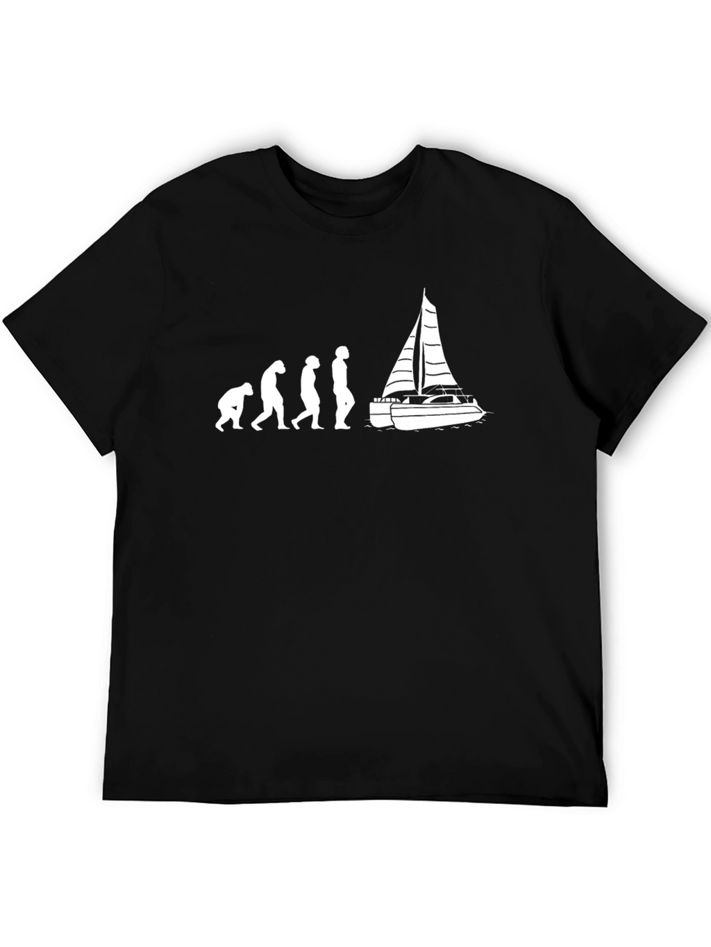Sailing Evolution Black T-Shirt