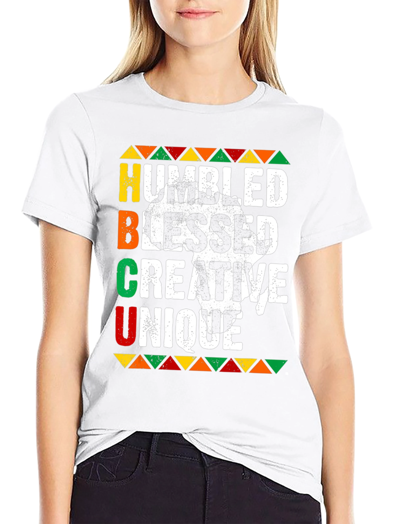 Humbled Blessed Creative Unique HBCU T-Shirt