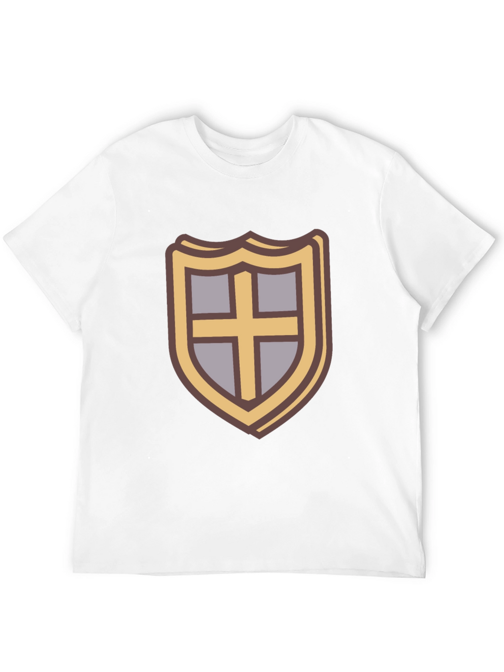 Shield Emblem T-Shirt - Casual Black Tee