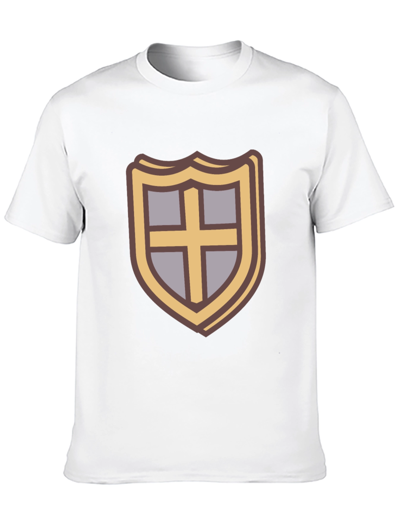 Shield Emblem T-Shirt - Casual Black Tee