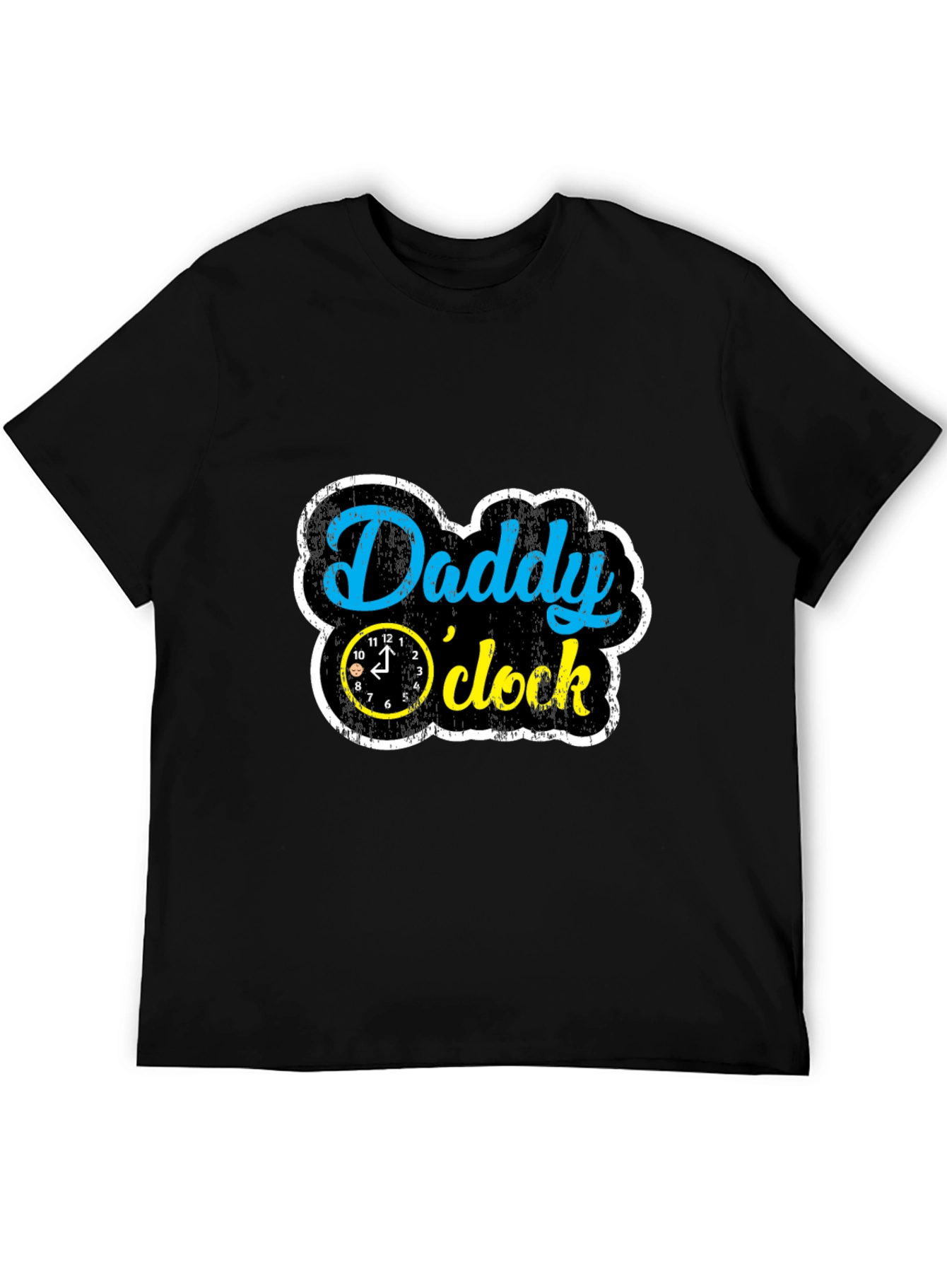 Daddy OClock Graphic T-Shirt - Fun Dad Tee