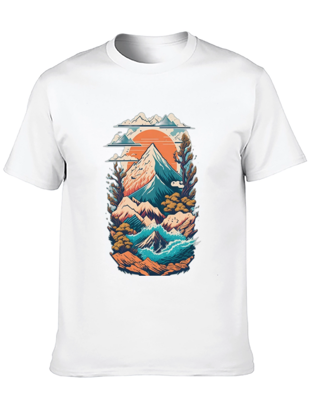 Mountain Landscape Graphic Tee