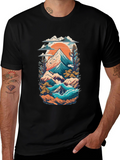 Mountain Landscape Graphic Tee