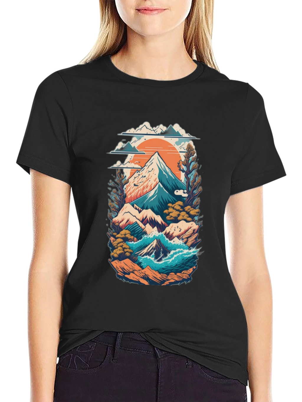 Mountain Landscape Graphic Tee