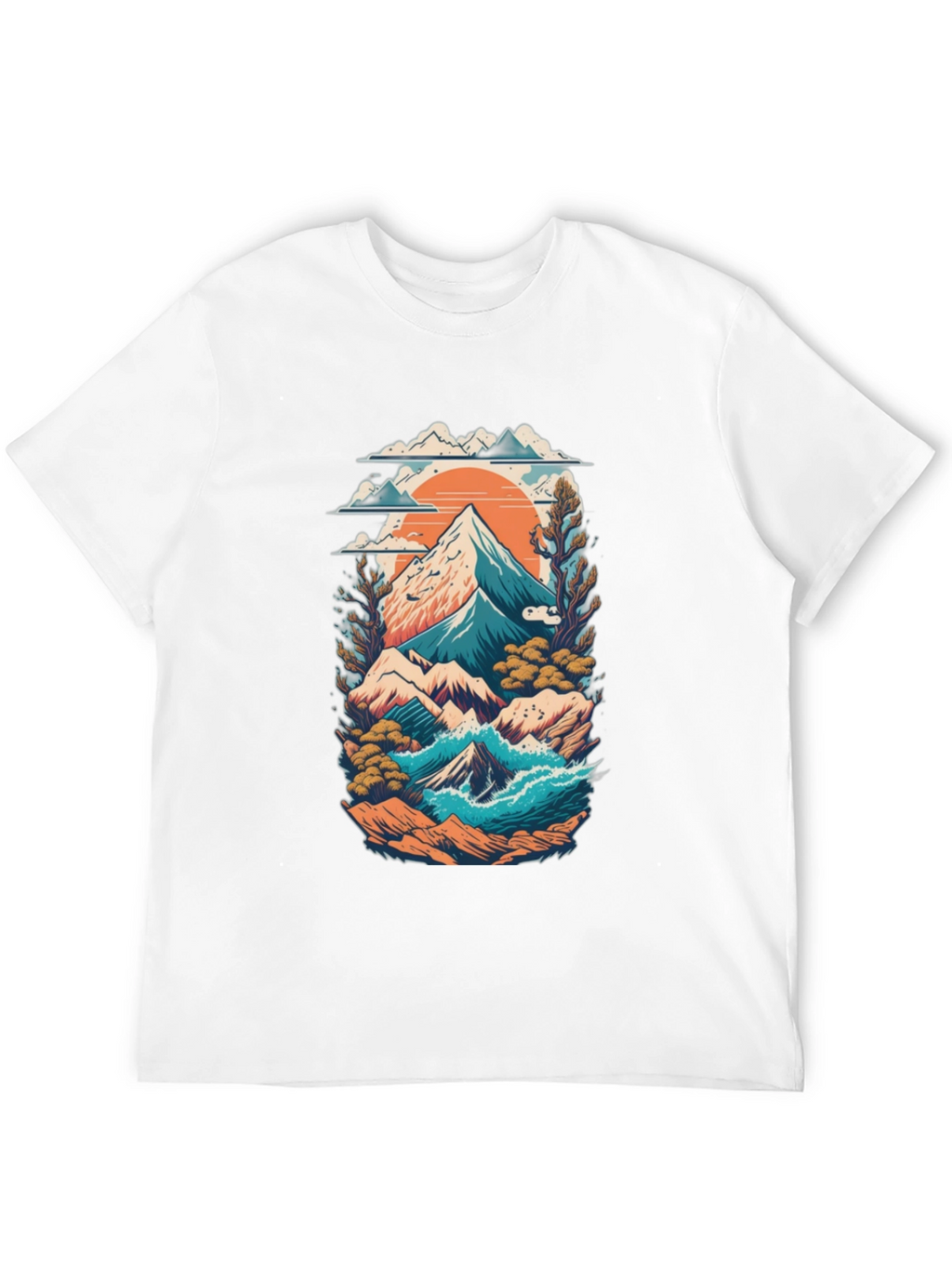 Mountain Landscape Graphic Tee