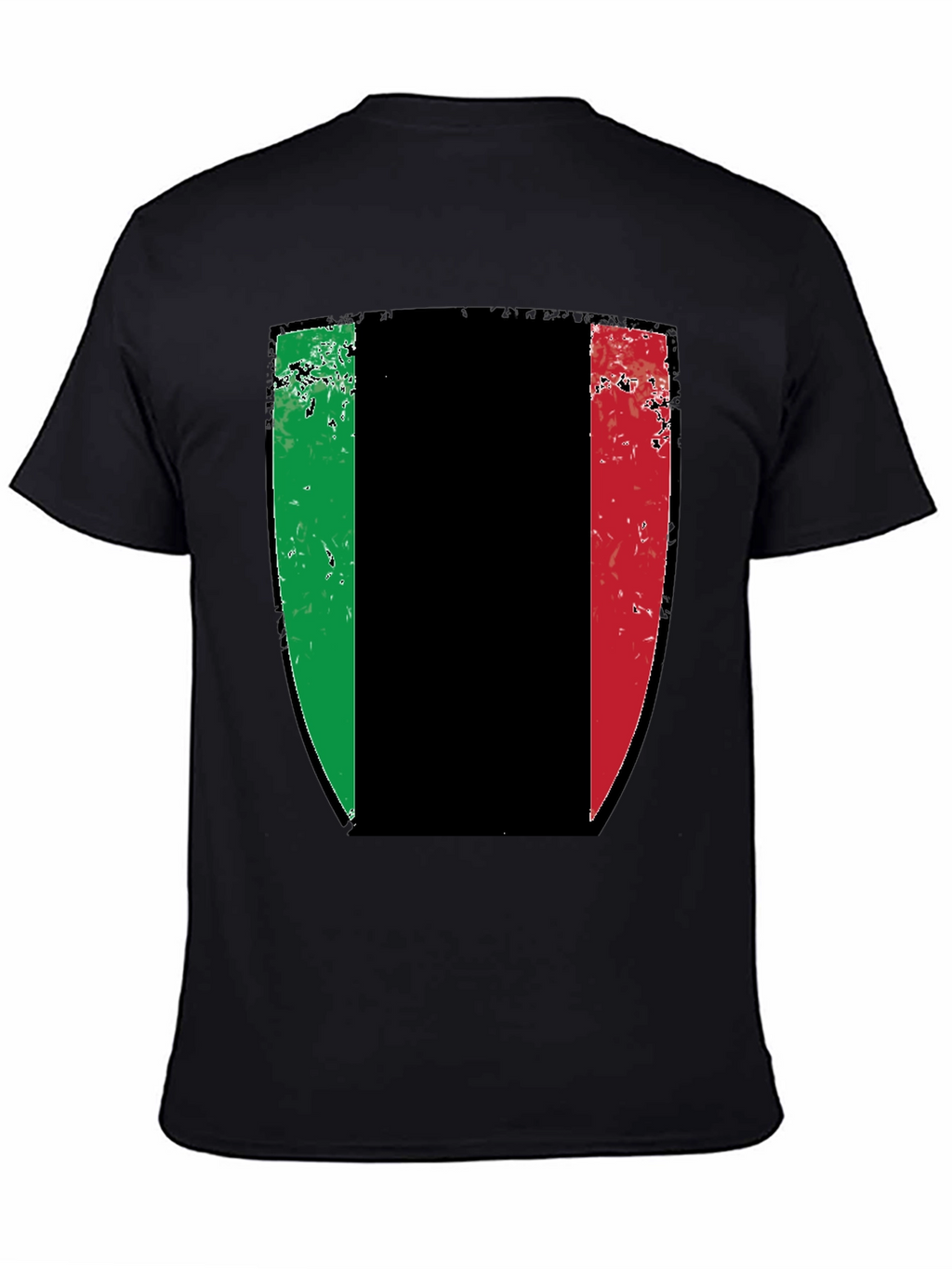 Italian Flag Shield Graphic T-Shirt