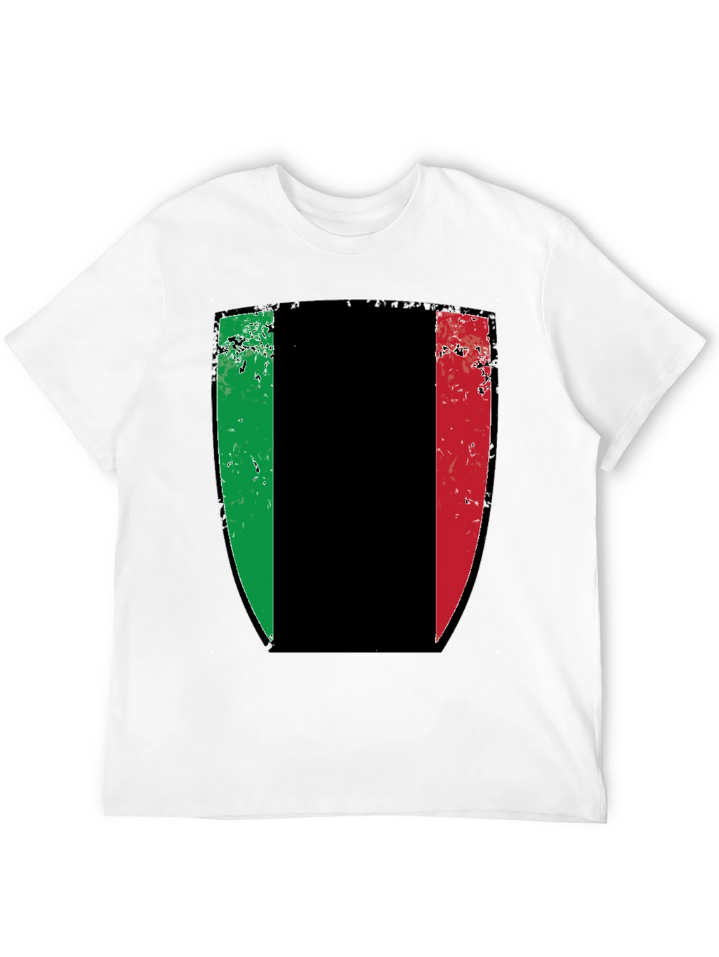 Italian Flag Shield Graphic T-Shirt