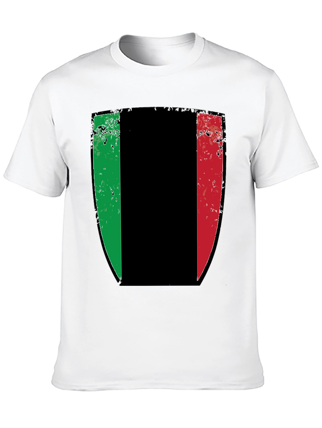 Italian Flag Shield Graphic T-Shirt