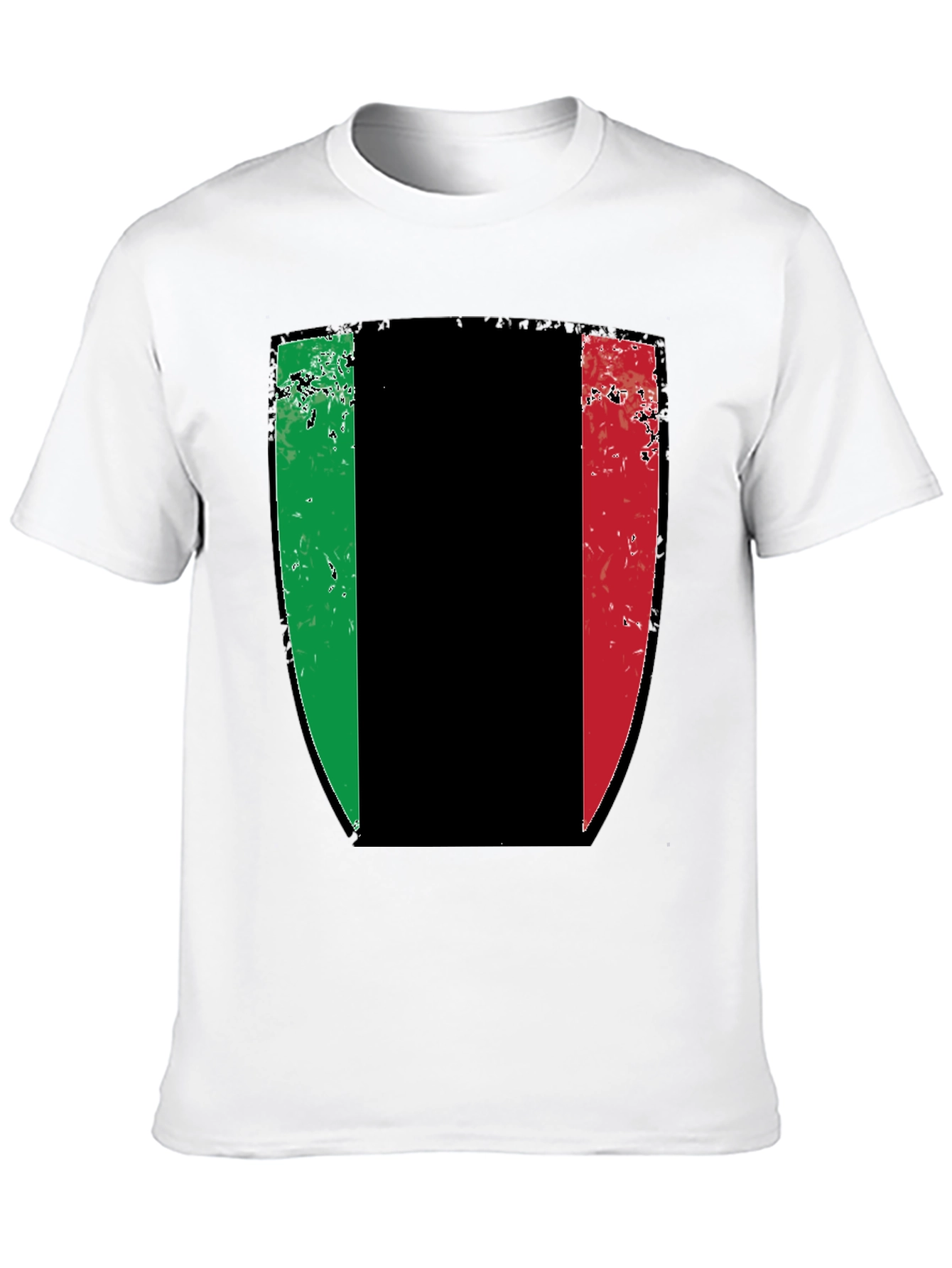 Italian Flag Shield Graphic T-Shirt