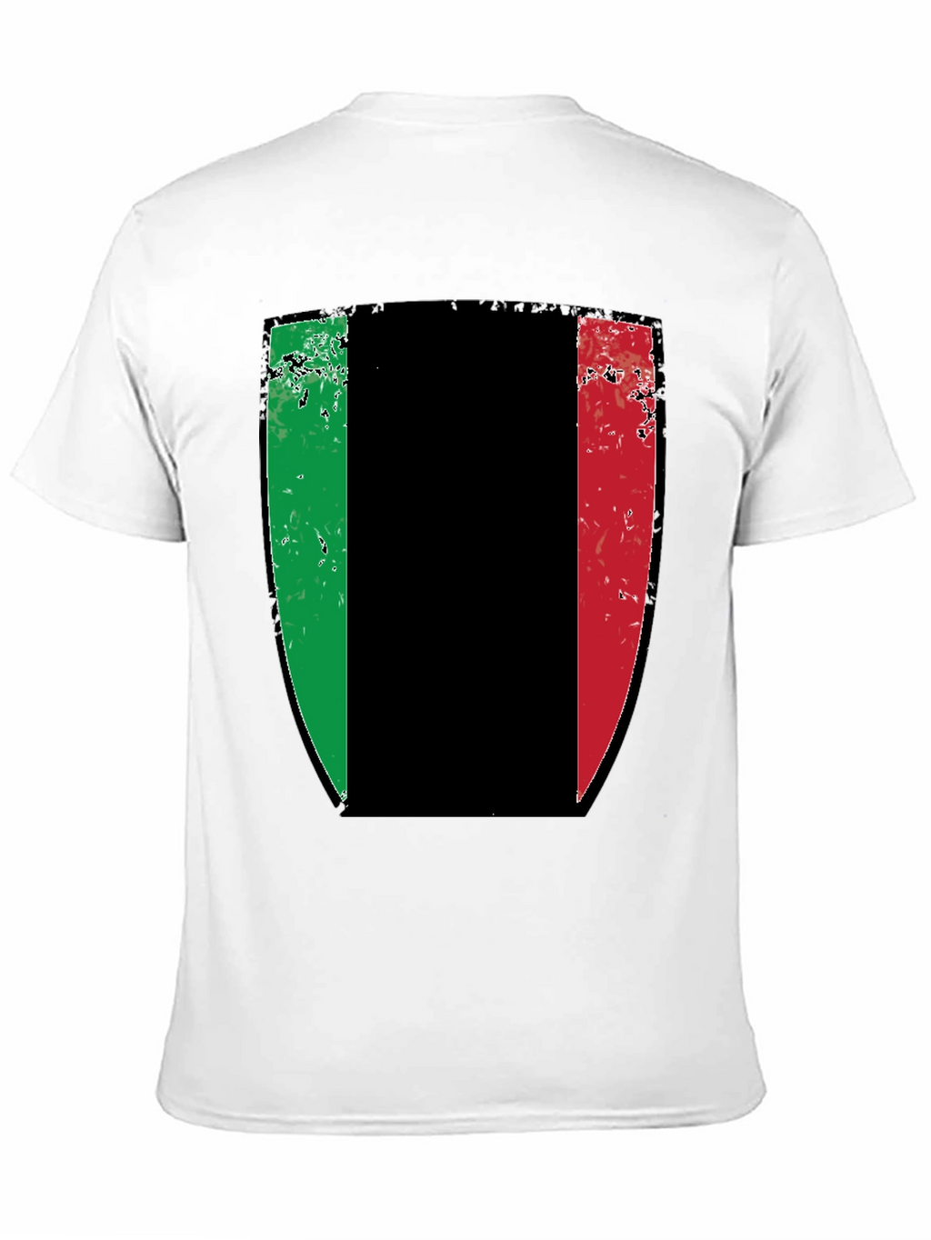 Italian Flag Shield Graphic T-Shirt