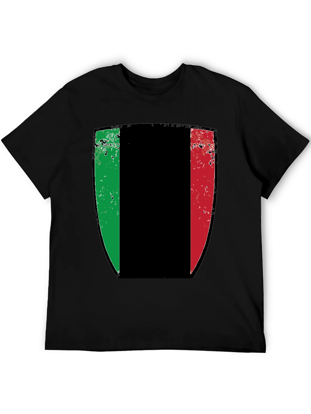 Italian Flag Shield Graphic T-Shirt