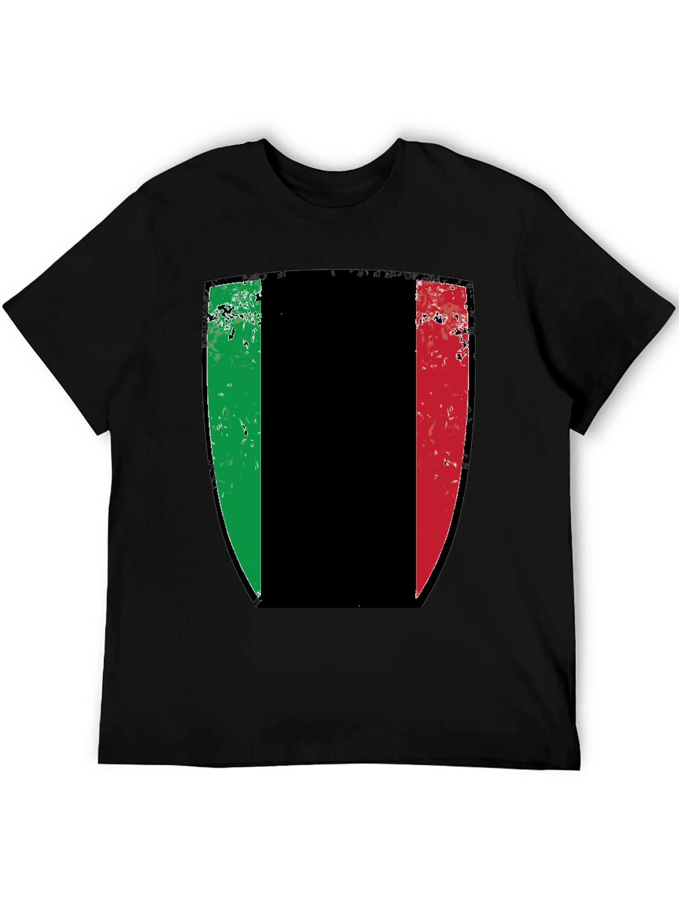 Italian Flag Shield Graphic T-Shirt